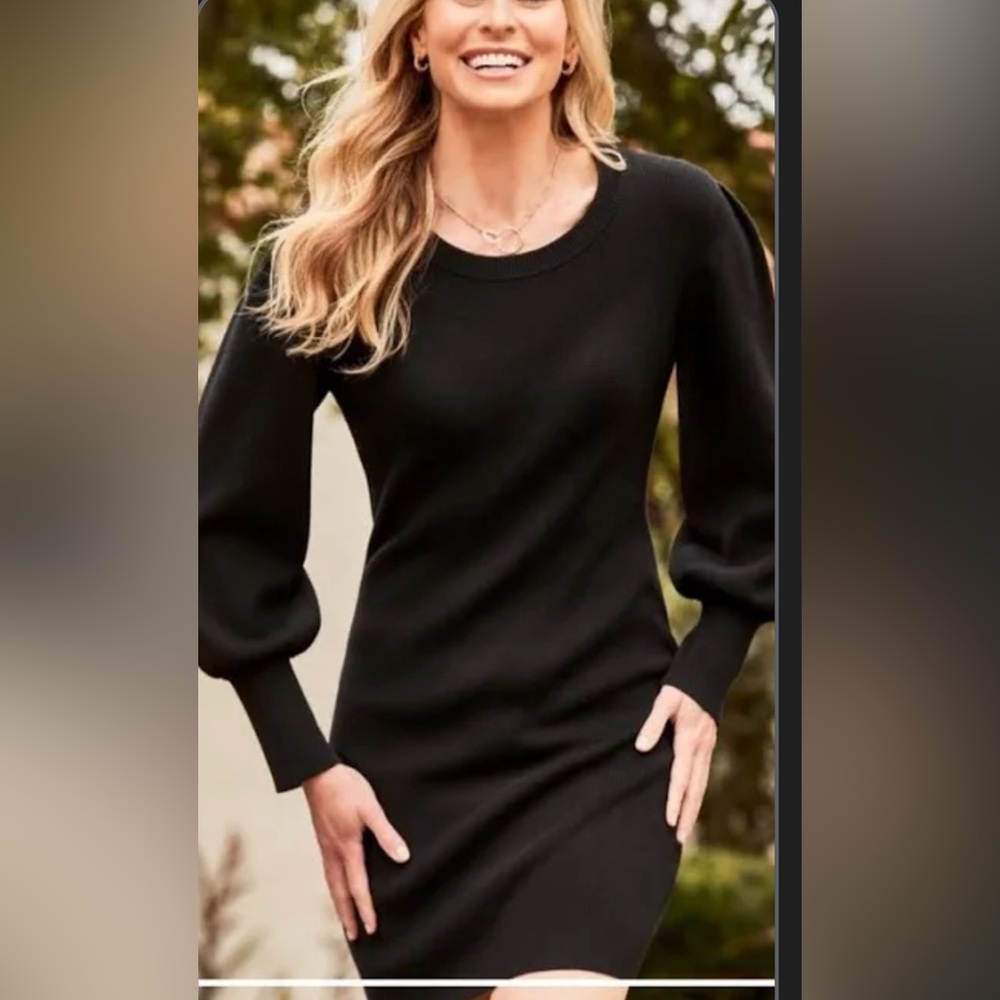 Tommy Bahama balloon sleeve sweater dress - XS